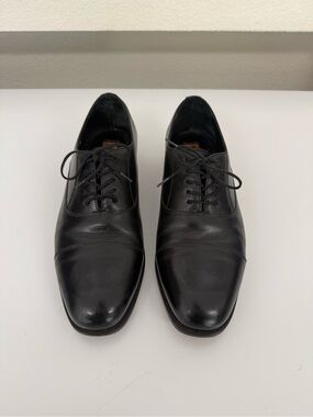 Florsheim Men 9.5 D Black Leather Cap Toe Oxford Dress Shoes‎ D17168-01